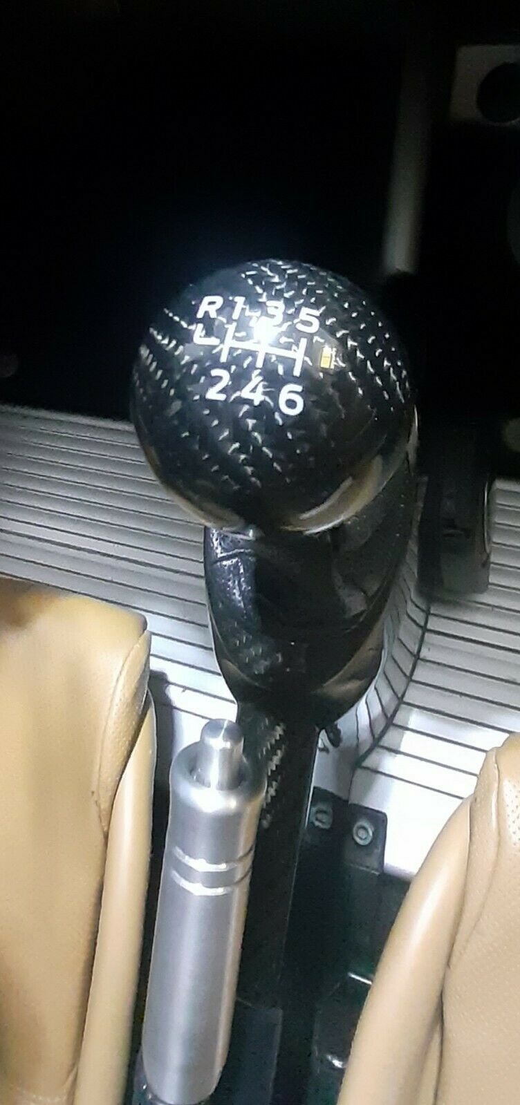Lotus Elise Exige Emira Evora 6 speed Gear Shift Shifter Knob Head carbon