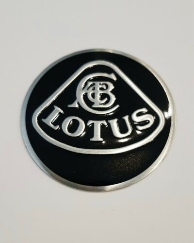 Lotus Aluminum Badge emblem for valve cover Elise Exige Evora black